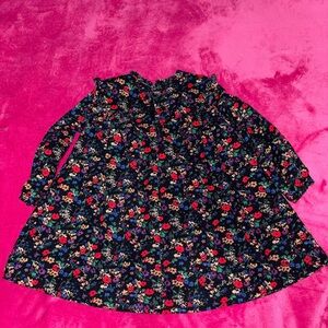 GAP Floral Kids Dress - Black and Red